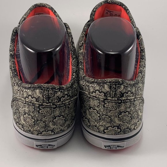 Vans Atwood (TBR4R) Paisley Print Shoes Henna Black (VN-0U4IAYQ) Size 7 Women's - Picture 5 of 10